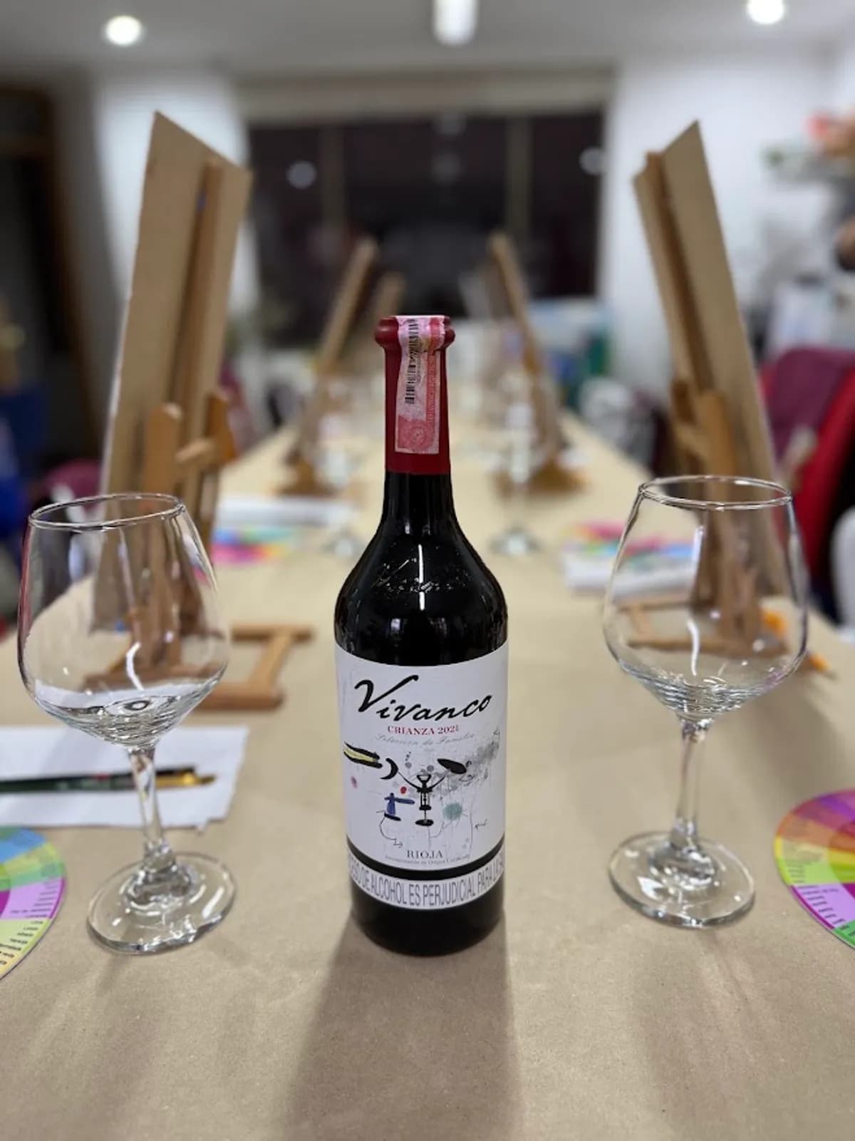 Catando al Artista: Pintura y Cata de Vino